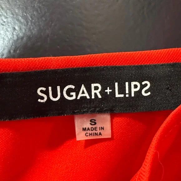 Sugarlips Scarlet Ruffle Sleeve Blouse - Picture 2 of 5